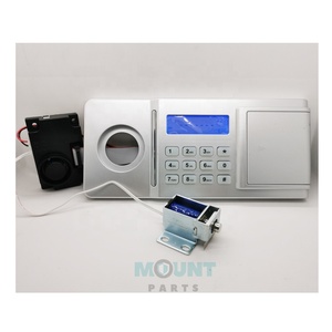 Kompletter Satz sicherer Teile Silberne Kunststoff tastatur mit LED-Bildschirm Elektronisches Schloss und Passwort entsperren Weg - Product Image 2