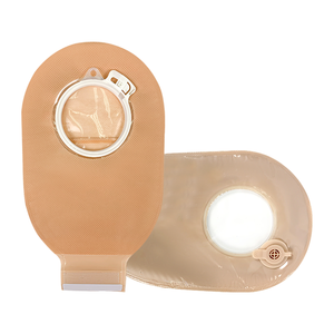 Sac de colostomie à haute barrière opaque à deux pièces, désinfectant, certifié CE, 16*28 cm, pour soins de stomie et d'iléostomie, best-seller - Product Image 2