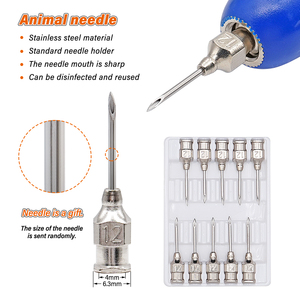 Jeringas veterinarias automáticas de 1ml, 2ml, 5ml, inyector de vacunación ajustable, inyección continua de animales - Product Image 4