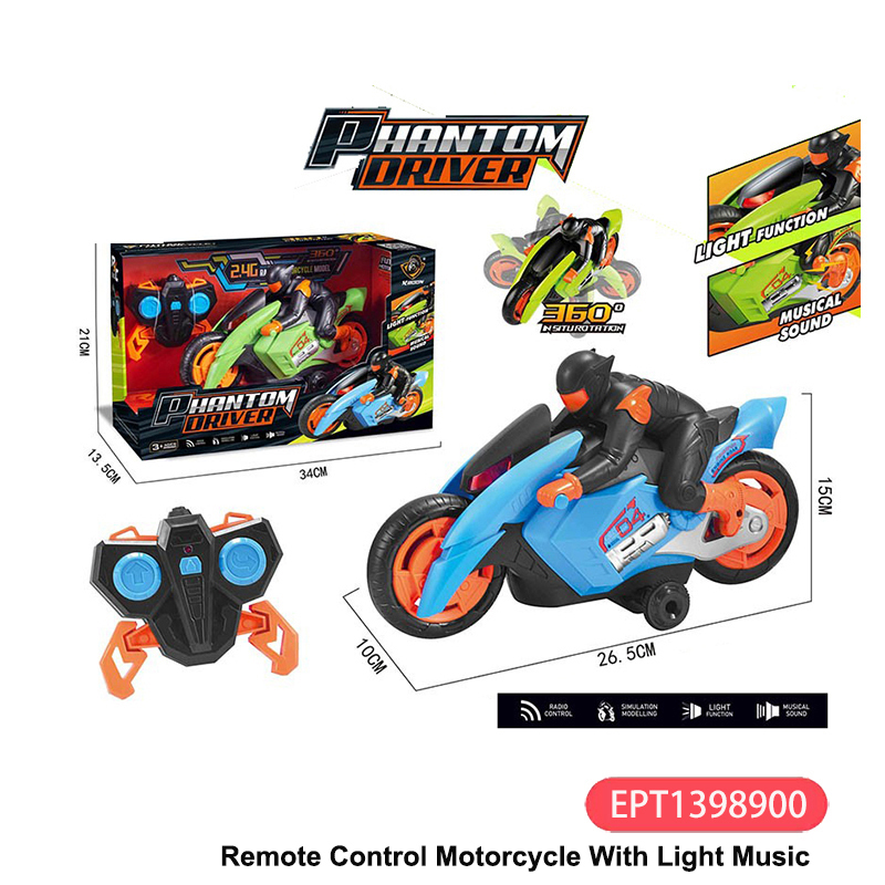 EPT1398900-24G motocicleta RC con música ligera (24PCS/CTN)