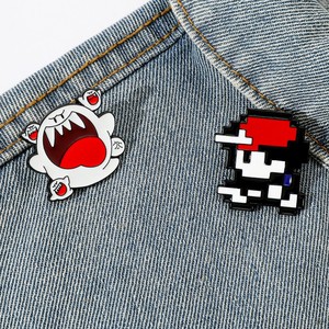 ピクセルスタイルの映画ゲーム面白いブーマリオピン - Product Image 5