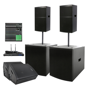 ความแม่นยํา Pro Audio WHN15-COMBO ลําโพงระบบเสียงเสียงกลางแจ้งมิกเซอร์ระดับมืออาชีพระบบเสียง DJ - Product Image 1