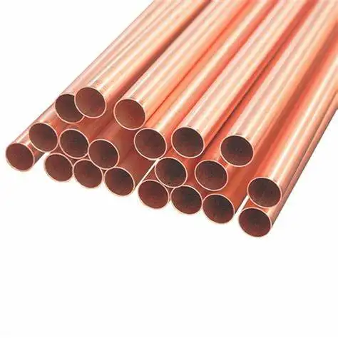 Tubo de água de cobre sem costura astmb88, tubo de água de cobre sem costura l/m/k 50mm anexo em linha reta