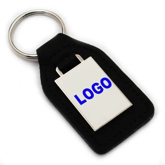 Индивидуальный дизайн собственного логотипа и пустой металлический брелок для ключей автомобиля