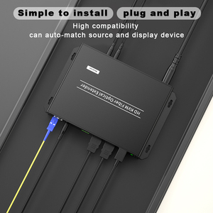 Extensor de fibra de 4 k60hz, convertidor de fibra óptica, IR, HDMI, bucle de salida, 10KM, 20KM - Product Image 4
