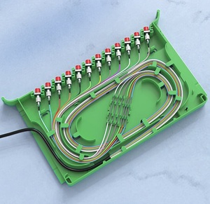 Paneles de conexión de cable ODF Gestión de cables de fibra óptica RJ45 Conector SC/LC/FC/ST Caja de terminación de cableado de red ODF - Product Image 6