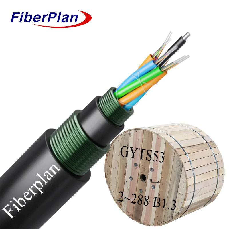 Fiberplan GYTS53 Factory Price fibra óptica cabo gyta53 fiber cable