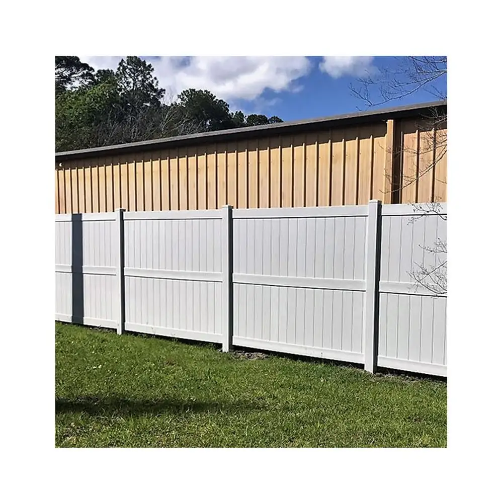 Pannelli di recinzione in vinile Standard americano, pannello di recinzione in vinile 6 'X 8'/recinzione a buon mercato per la Privacy completa/recinzione in Pvc vergine (Design senza viti)