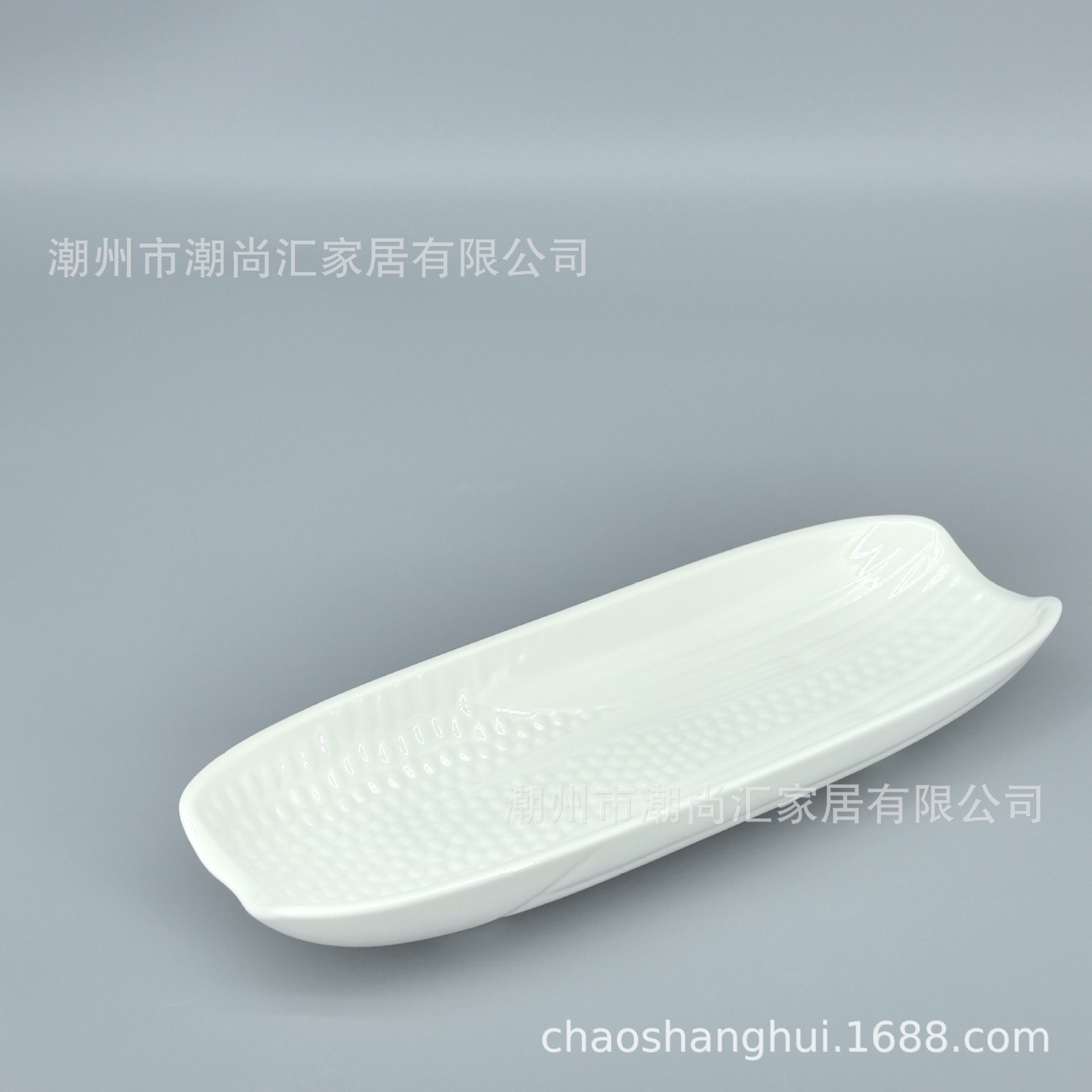 Polystyrene 4-pack solid color corn tray