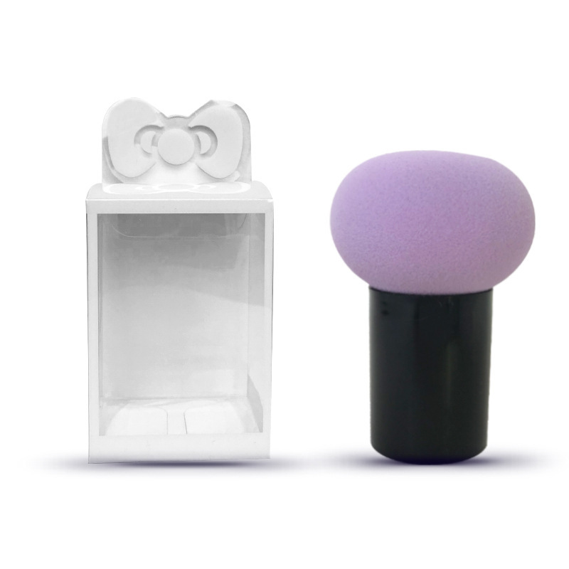 Single-purple white butterfly square box packaging