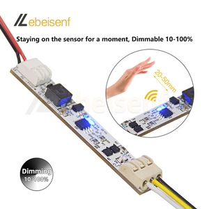 Welding Free LED Waving Switch <strong>Dimmer</strong> Controller 6A DC 12V 24V 2CH Build in Embedded Aluminum PCB for Lighting CCT Strip <strong>Lamps</strong> - Product Image 5