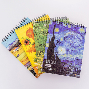 Autodesk Tùy Chỉnh Sketchbook A4 Van Gogh Bìa Cứng Thiết Kế Xoắn Ốc Văn Phòng Phẩm Nghệ Thuật Nguồn Cung Cấp Cho Bản Vẽ Và In Ấn - Product Image 4