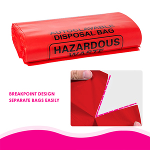 批发可生物降解环保垃圾袋定制印刷Logo防水医用垃圾袋 - Product Image 3