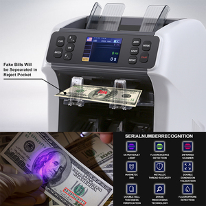 Feelteck Heavy Duty Bank Money Counter <strong>Machine</strong> Mixed Domination <strong>Counting</strong> <strong>System</strong> with IR Image Technology - Product Image 3