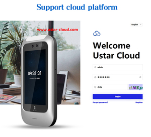 3000 utenti 5 pollici Touch Screen riconoscimento facciale presenze WiFi Software per PC/Cloud TCP IP Phone APP Card sistema di controllo accessi