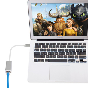 Tipo C a RJ45 Hub 10/100/100M adattatore Ethernet cavo di rete in alluminio Drive libero scheda di rete singola per telefoni Macbook - Product Image 5