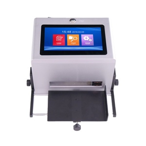 Date Picture Qr <strong>Code</strong> Label <strong>Variable</strong> Data 7 Inch Touch Screen Batch Coding Printer Intelligent Inkjet Coding Machine - Product Image 2