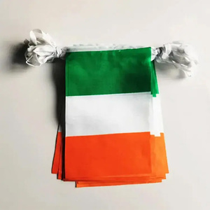 Diseño de logotipo personalizado Impresión a todo color Bandera de banderines de poliéster de país para decoraciones de actividades interiores al aire libre - Product Image 6