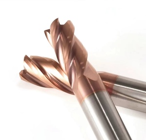 XCJ karbür frezeler CutterHRC55 4 flüt kaplı frezeler CNC makinesi araçları karbür freze kesicisi - Product Image 5