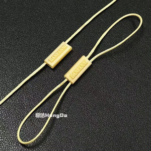伸縮性のあるロープハングタグ高品質衣服プラスチックひもロック服ひもハンググレイン - Product Image 1