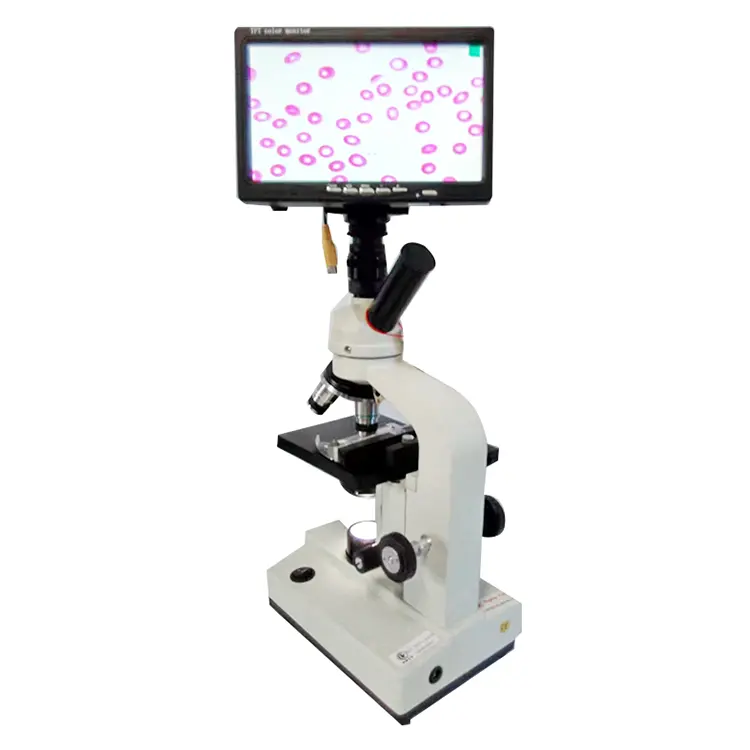 अद्वितीय उत्पादों को बेचने के लिए प्रयोगशाला के ऑप्टिकल भागों के साथ डिजिटल माइक्रोस्कोप ऑप्टिकल जैविक द्विनेत्री माइक्रोस्कोप माइक्रोस्कोप