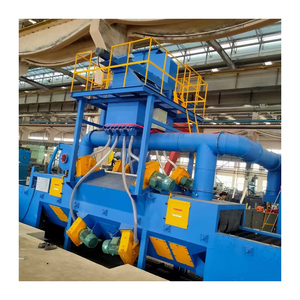 Hochwertige schwere Auto-Drahtgitter-Strahl maschine mit automatischer Lade-und Entlade linie