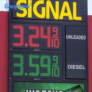 Produttore 7 segmenti Display a LED telecomando Led Digital Gas Price Sign per distributore di benzina Display prezzo Gas 6 ~ 64 pollici - Product Image 3