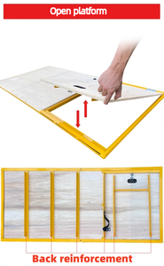 El andamio de ingeniería plegable de aleación de aluminio tiene una fuerte resistencia portátil y compresiva - Product Image 3
