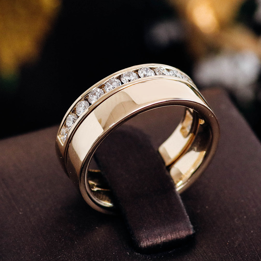 แหวนเพชรธรรมชาติทอง 14K