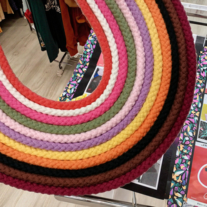 Bán buôn 6mm màu bện macrame bông sợi dây dây sáp loại cho Giỏ dây rút và sử dụng hàng may mặc - Product Image 5