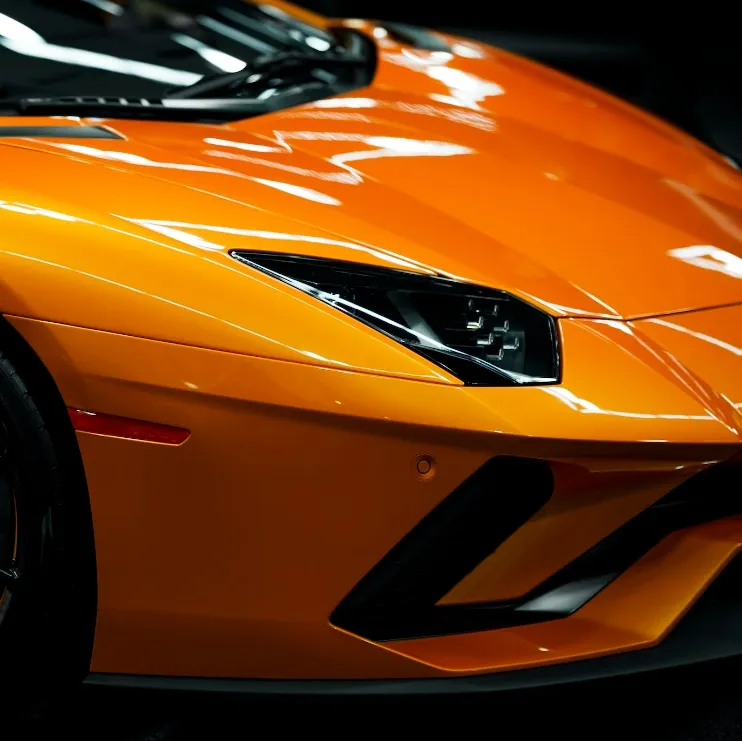 Isffilm10年保証オレンジtpuペイント保護ラッピング色変更車アンチスクラッチセルフヒーリングppfフィルム