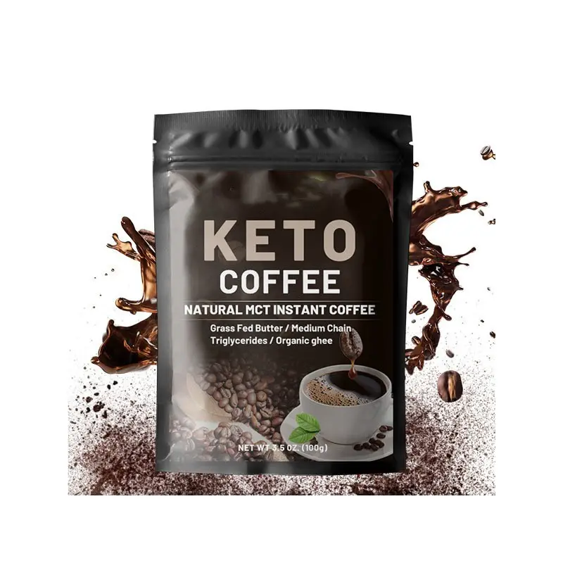 فنجان قهوة كيتو بخلاصة القهوة الخضراء الطبيعية لصحة الغذاء والتحكم في وزن الجسم MCT لتحسين درجة الوزن