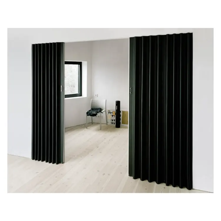 Divisorio Design interno porta a fisarmonica in Pvc porta a soffietto in Pvc di alta qualità