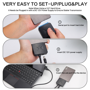 适用于2.5 3.5英寸SATA3硬盘SDD的USB硬盘适配器电缆Sata至USB3.0 5gbps转换器电缆 - Product Image 5