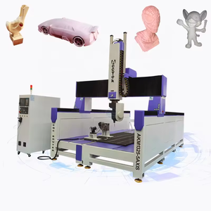 Enrutador CNC de 5 ejes, máquina de corte de Metal, enrutador CNC de tallado de madera 3D 4d con husillo giratorio de 360 grados 1325 1530 2030 - Product Image 1