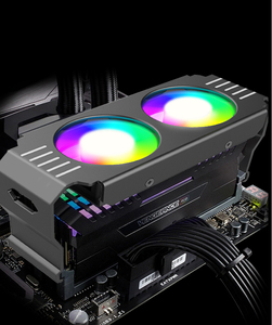 Disipador de calor de memoria para ordenador de escritorio, ventilador ARGB Emory, de refrigeración con 2 uds disipador de calor, ventilador enfriador para ordenador portátil DDR4 DDR5 - Product Image 4