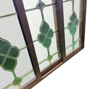 Çin fabrika fiyat UPVC ev kapıları Windows 3 Panel üçlü PVC alüminyum dikey sürgülü paslanmaz çelik ekran için oteller - Product Image 4