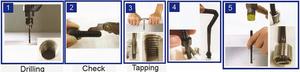 Thread Inserts Installation <strong>Kit</strong> for Repair Tool Drill Tap <strong>Kit</strong> 131pcs Threaded Coil Insert Repair Tool <strong>Kit</strong> - Product Image 3
