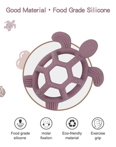 3D Rùa mô hình <span class=keywords><strong>Silicone</strong></span> <span class=keywords><strong>Teether</strong></span> đồ chơi, mọc răng đồ chơi cho 3M + trẻ sơ sinh và trẻ mới biết đi, bằng miệng động cơ nhai đồ chơi BPA-free - Product Image 4