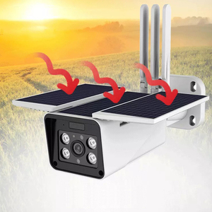 Smart solar telecamera di sicurezza esterna <span class=keywords><strong>wifi</strong></span> di visione notturna di sorveglianza di rete wireless cctv macchina fotografica