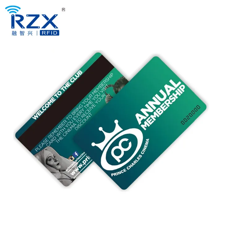 High Quality Printing Customized CR80 Credit Card Size HICO/LOCO PVC Gift Card Plastic Magnetic Strip Loyalty Card