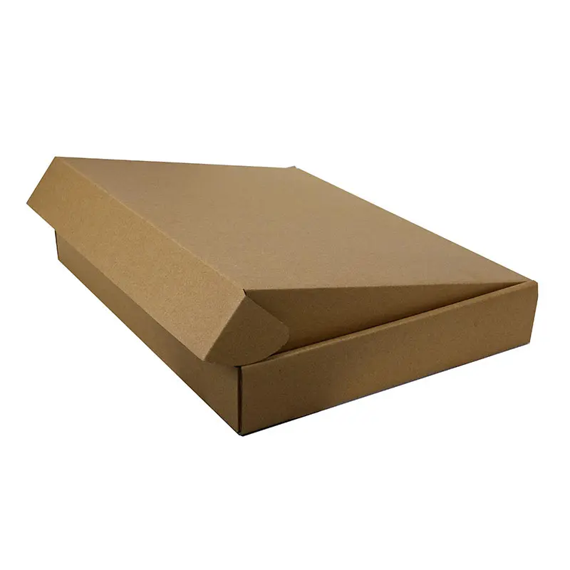 ขายส่งที่กำหนดเองรีไซเคิลลูกฟูกกล่องกระดาษแข็งพับแบนส่งจดหมายกล่องขลุ่ยสำหรับชุดของขวัญ