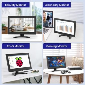 Eyoyo EM116DF Monitor Pequeño de 12 Pulgadas 1366x768 Resolución HD Mini Pantalla LED 75Hz IPS para HDMI VGA Monitores de Video para Ordenador PC - Product Image 5