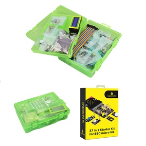 Kit de inicio de módulos de Sensor de una parada, educación escolar DIY, Kit de aprendizaje de sensores 37 en 1 sin placa Microbit V2