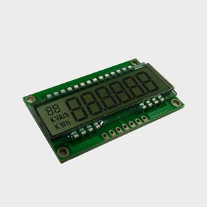 7 pin del connettore di interfaccia seriale SPI 7 segmento contatore di energia LCD display 6 cifre segmento display LCD con bordo di driver LCD HT1621 - Product Image 1