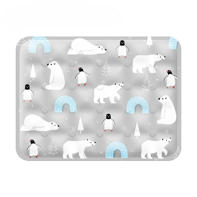 Kuma Pet Gevarieerde Maten Indoor Buiten Huisdier Ice Pad Waterdichte Duurzame Opvouwbare Easy Clean Pad Huisdier Koeling Mat Voor Honden