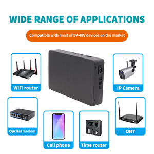 Индивидуальный Wi-Fi маршрутизатор Mini UPS, 30000 мАч, Длинный резервный блок питания, 5 В, 9 В, 12 В, 48 В, POE DC UPS для телекоммуникационных устройств, аксессуары для безопасности - Product Image 3