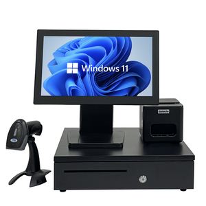 15.6 Dual Screen Cash Register Machine Windows/Android Pos <strong>All</strong> in <strong>One</strong> Touch Screen Pos <strong>for</strong> Retail <strong>Shop</strong> With Thermal Printer - Product Image 1