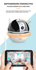 Smart Two <strong>Way</strong> Talk Newest WiFi Video Audio Camera Wireless Baby <strong>Monitor</strong> with 5inch HD LCD 720P Display Screen - Product Image 3