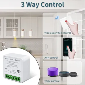 Tuya Smart Life Wireless-Schalter für LED-Beleuchtung Wifi Smart 1 2 3-Gang-Fernbedienung Alexa Google RF 433MHz ZigBee-Netzwerk - Product Image 2